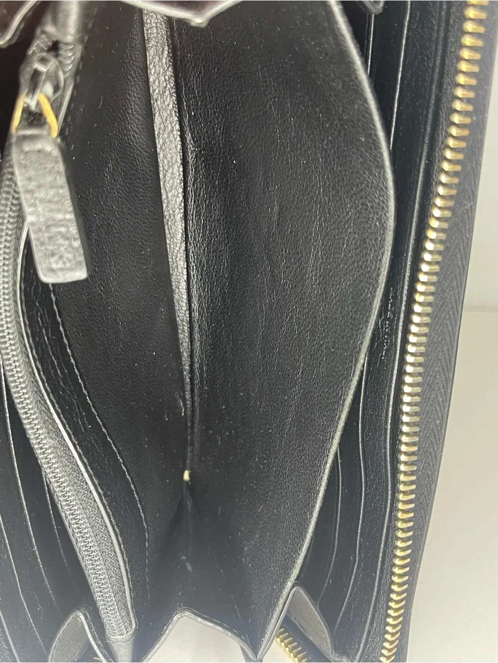 Saint Laurent Zip Around Long Wallet